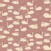 Fotografia, na której jest Fototapeta CYGNE, ROSE | Moss & Coral REBEL WALLS
