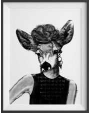Plakat Lady Camille - kreska