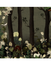 Fototapeta RABBIT HOLE, MOSS | Moss & Coral REBEL WALLS