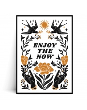 Plakat ENJOY THE NOW - Fox Art Studio