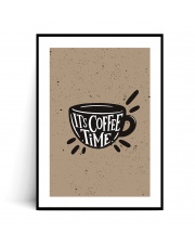 Plakat IT'S COFFEE TIME - Fox Art Studio