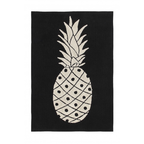 Fotografia, na której jest Dywan w skandynawskim stylu bawełniany – Ananas