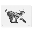 Fotografia, na której jest Plakat RYŚ | Lynx art print 50 x 70 cm