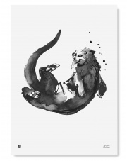 Plakat WYDRA | Otter art print
