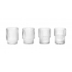 Fotografia, na której jest Szklanki Ripple - 4 szt. - ferm LIVING