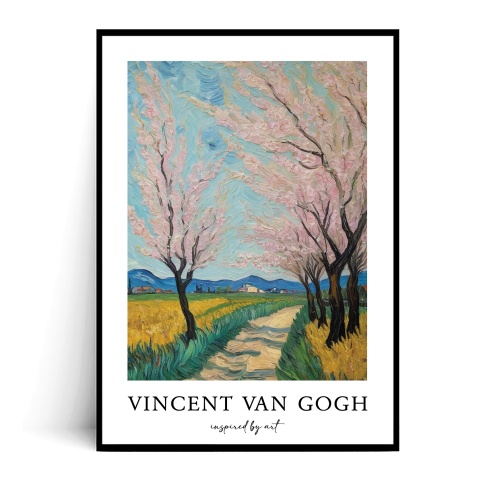 Fotografia, na której jest Plakat VAN GOGH WIOSNA NA WSI no.1 