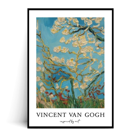 Fotografia, na której jest Plakat VAN GOGH WIOSENNY OGRÓD