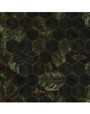 Fototapeta REBEL WALLS | Hexagon, Leaves