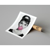 Fotografia, na której jest Plakat AUNDREY Bubble Gum