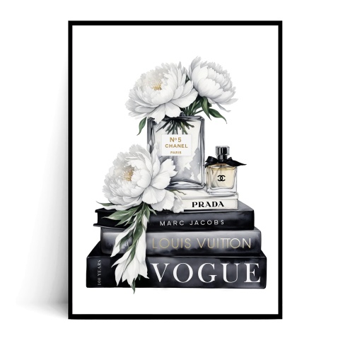 Fotografia, na której jest Plakat PERFUMY CHANEL no.2