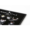 Fotografia, na której jest Plakat WORLD STYLE COFFEE - Follygraph