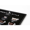 Fotografia, na której jest Plakat AMERICAN STYLE COFFEE - Follygraph