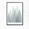 Fotografia, na której jest Plakat FOREST - 50x70 cm - IHANNA HOME