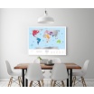 Fotografia, na której jest Mapa Zdrapka - Mapa Świata - Travel Map™ Silver World