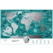 Fotografia, na której jest Mapa Zdrapka - Mapa Świata - Travel Map™ Marine World