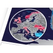 Fotografia, na której jest Mapa Zdrapka - Mapa Świata - Travel Map™ Holiday World