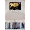 Fotografia, na której jest Mapa Zdrapka - Mapa USA - Travel Map™ USA Black
