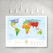 Fotografia, na której jest Mapa Interaktywna - Mapa Świata - Travel Map™ Kids Sights